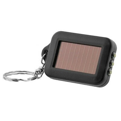 Idée clignotant LED porte-clés solaire GADGETS plastique noir 99 S0303 envoyé d'italie
