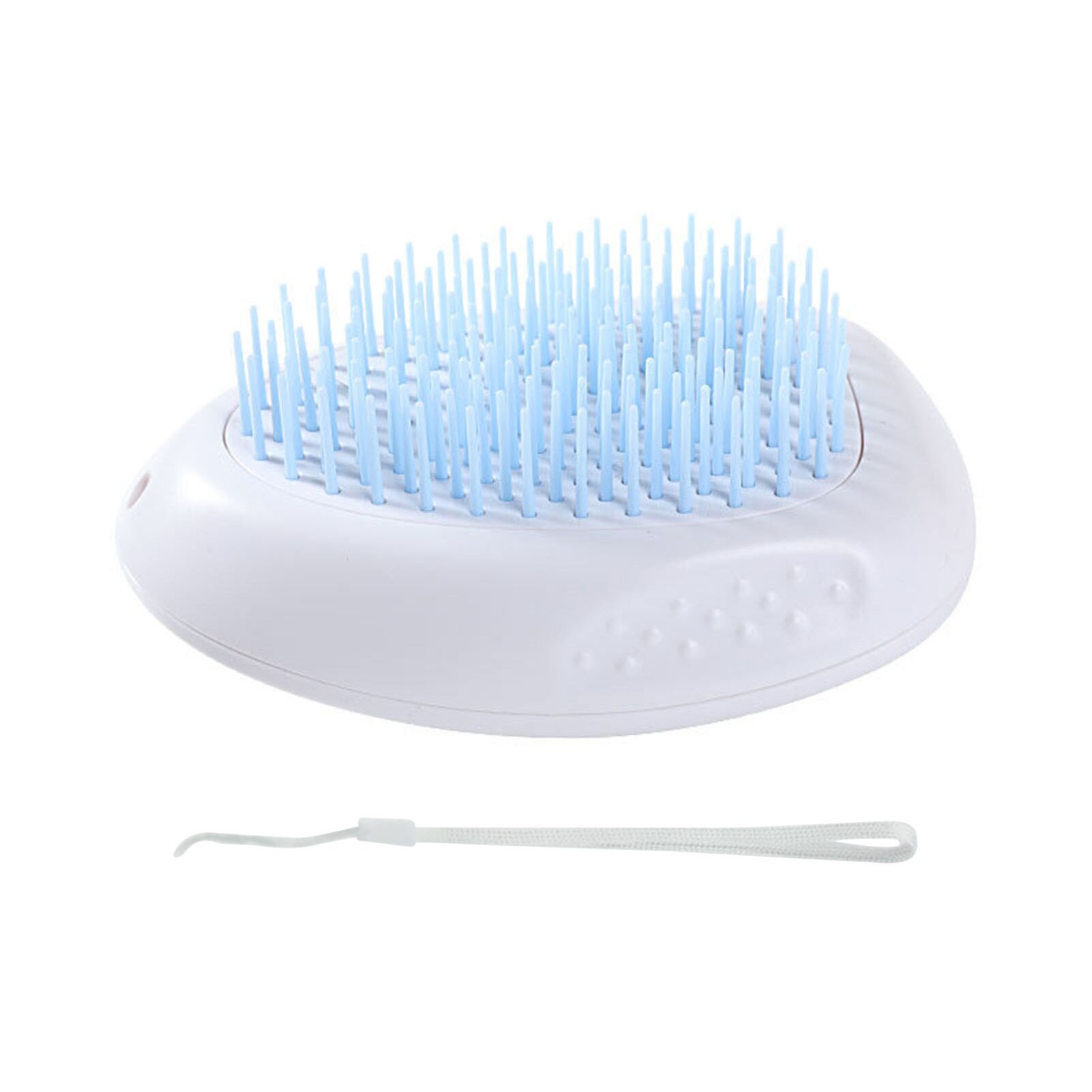 Cat Grooming Brush Quick Hair Removal Pets Hair Massage Comb Cat Self Groomer Comb Hair Remover Tickling Tools Lick Cat Brush: Blue