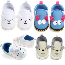 Summer Toddler Baby Girl Flip-flops Leather Shoes Kids Soft Sole Shoes Cartoon Anti-slip Prewalker Mocassins