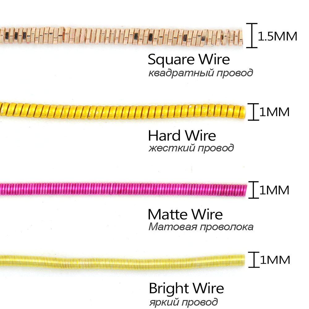 Fransk tråd metalltrådar guldtråd gimp purl guldarbete broderi hand tambur broderi smycken diy rund slät koppartråd