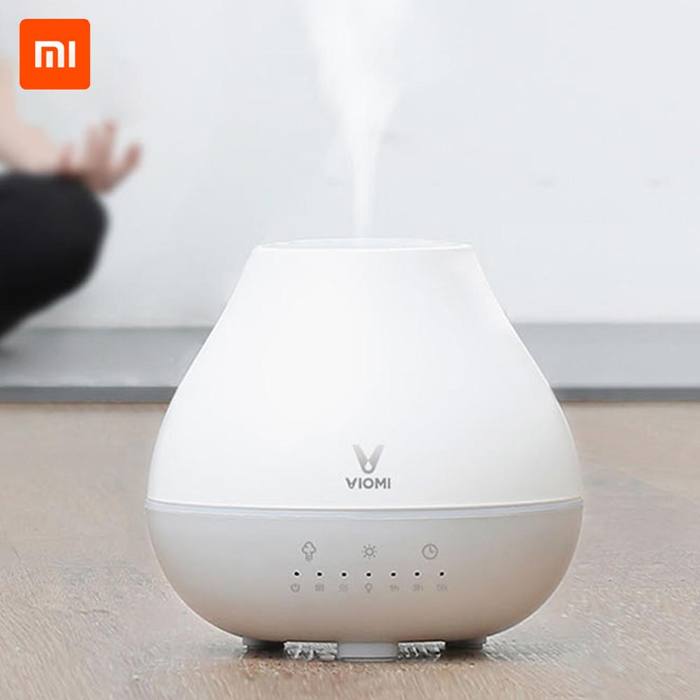 Xiaomi Mijia VIOMI Aromatherapy Diffuser Ultrasonic Humidifier Led Light Air Purifier oil diffuser