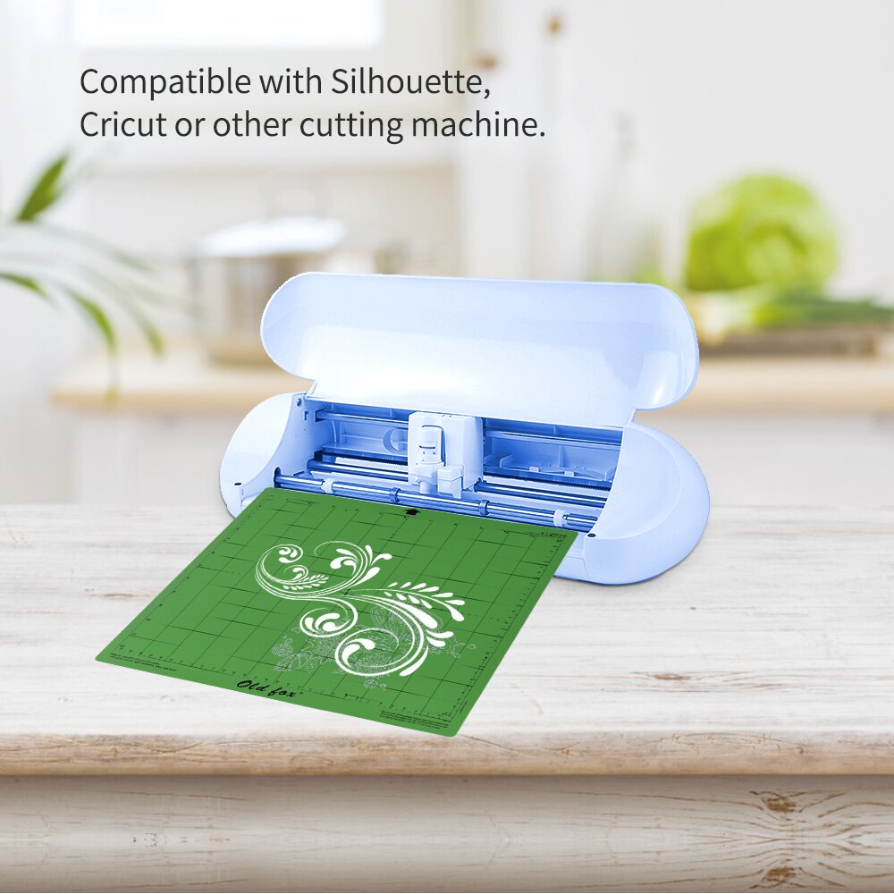 3Pcs 12*12Inch Non-Slip Replacement Cutting Mat StrongGrip/StandardGrip/LightGrip Adhesive Gridded Cutting Mats Cutting Machine