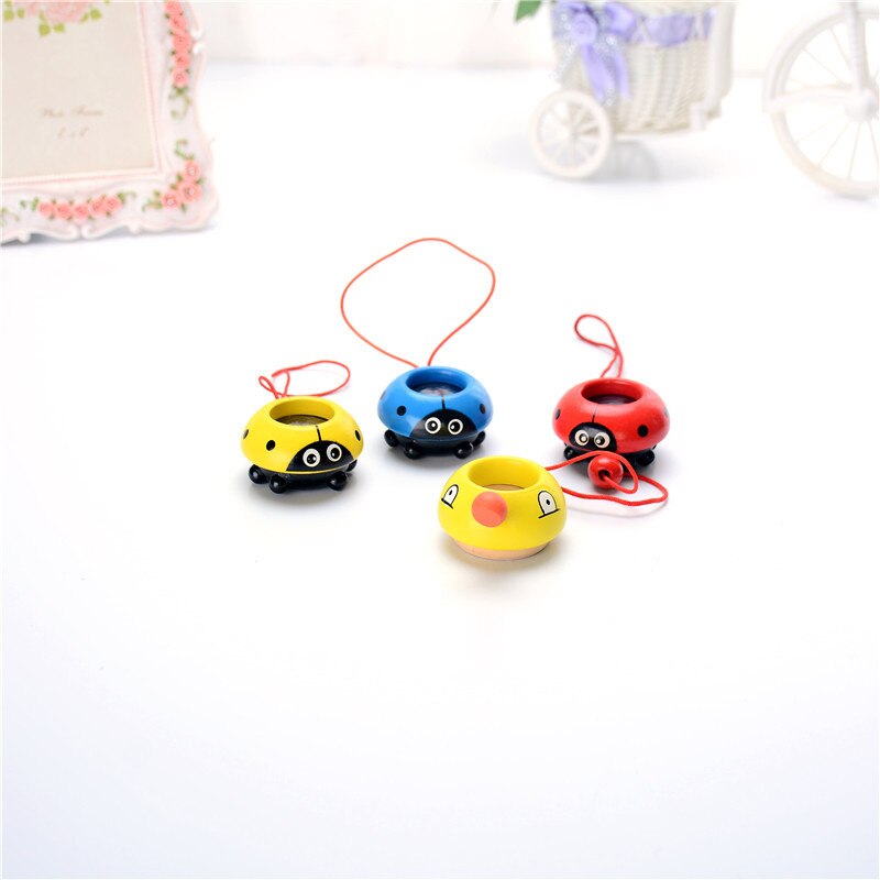 Houten Multi Randen Caleidoscoop Cartoon Bee Eye Effect Prisma Interessante Educatief Speelgoed Voor Kinderen Leren Verjaardagscadeautjes: Beetle Cartoon Shape