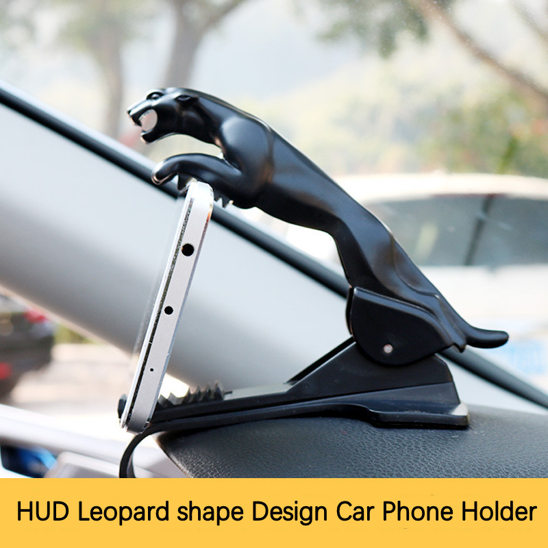 Leopard Auto Telefon Halfter Ornamente Universal- Anti Schleudern 360 Grad Einstellbare Halterung Innen Kühlen Armaturenbrett Clip Auf