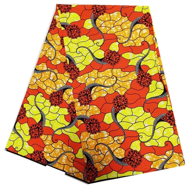 White Stripes Soft African Print Fabric Ankara Wax 100% Cotton Nigeria Style NN0809-47: As picture 14