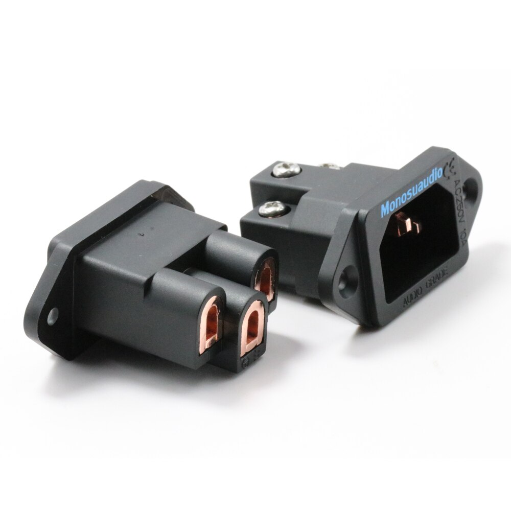 Monosaudio IB70(C) Inlet Power Plug Socket - Pure Red Copper Conductor - Standard Grounding