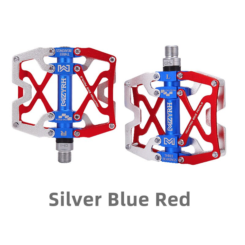 Bicycle Pedals Ultralight Aluminium Alloy Anti-Slip CNC BMX MTB Road Bike Pedal Cycling Sealed Bearing Bike Pedals: black