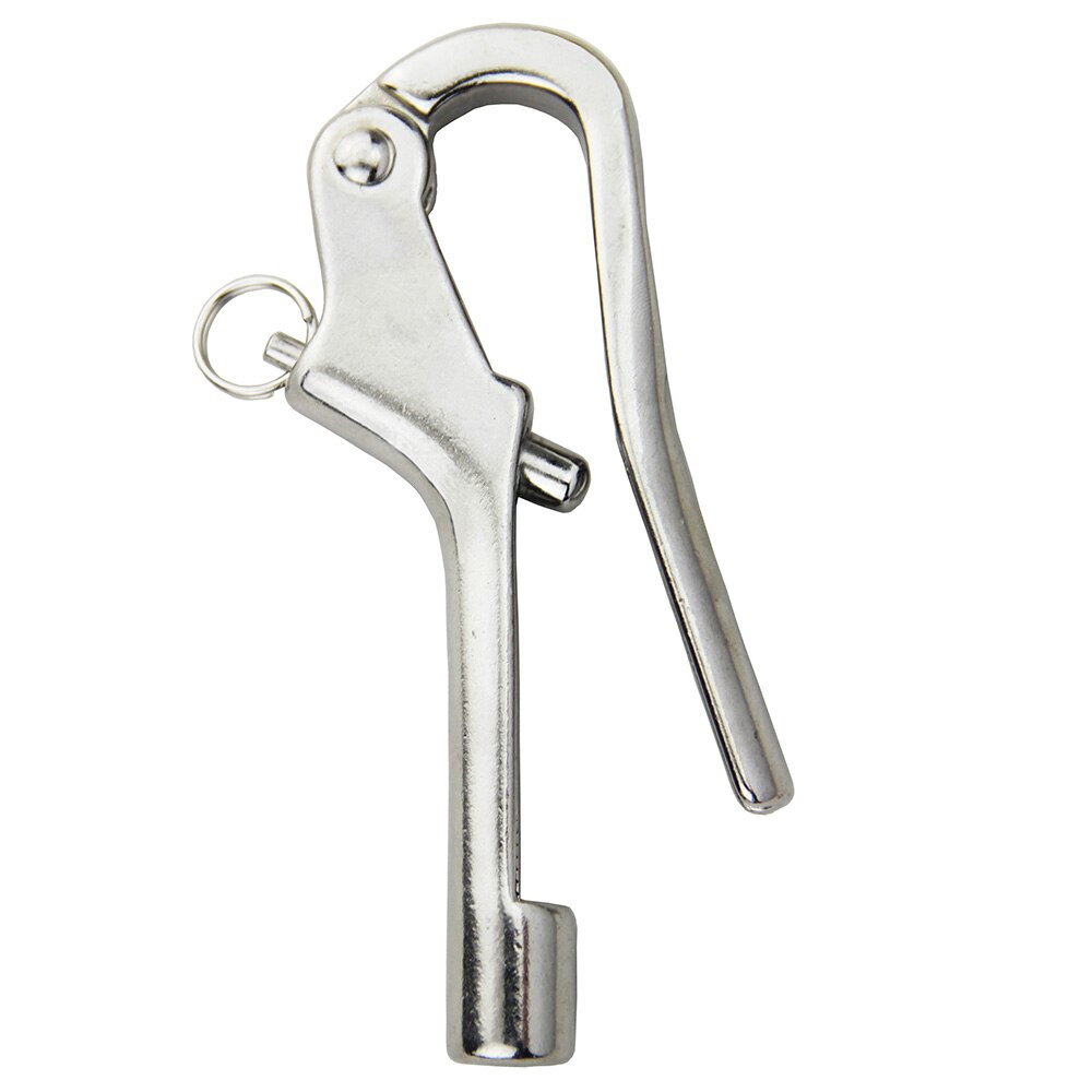 Neue 3&#39;&#39;/ 4&#39;&#39;/ 5&#39;&#39; Öffnende Pelikan Haken Schäkel 316 Edelstahl schnell Freisetzung Hand Schiene Geländer sup Gremium Zubehör: 5 Zoll