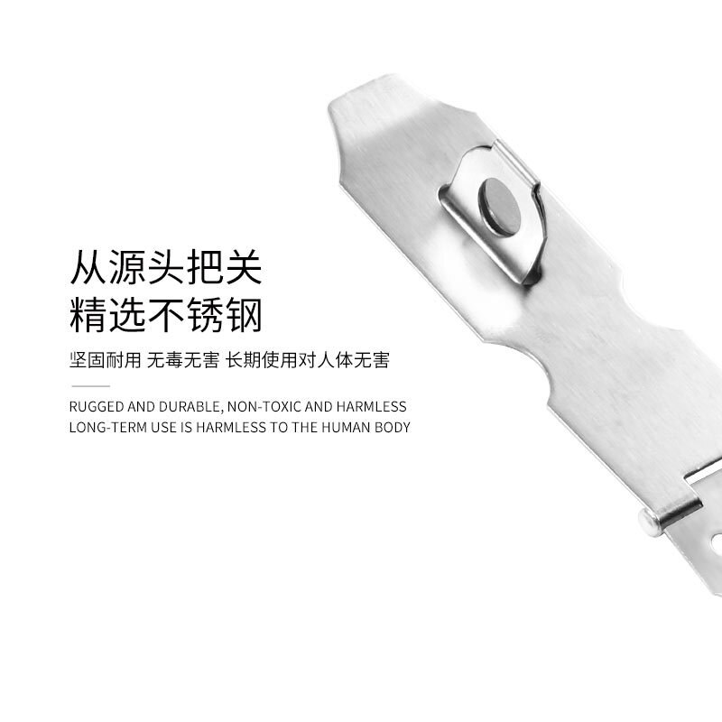 Stainless steel latch anti-theft pin door bolt lock cabinet drawer lock old wooden door lock door bolt nose lock