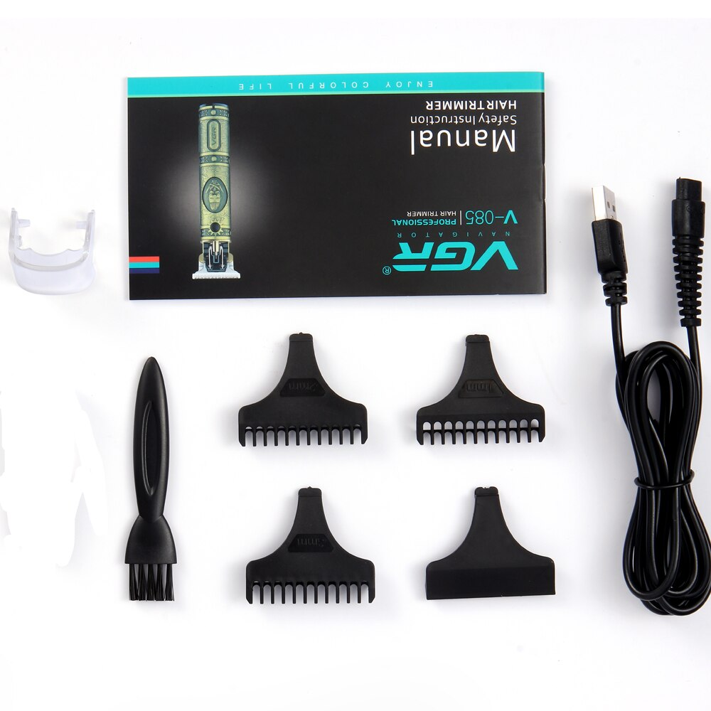 VGR hair trimmer VGR hair clipper V-085 USB rechargeable hair clipper oilhead clipper hair carving clipper haircut machine