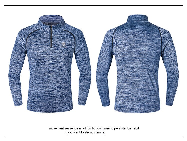 Sports Men Breathable T-shirt Long Sleeve Sport Tops Sportswear Fitness Outdoor Running Mountaineer Clothing Training Shirt