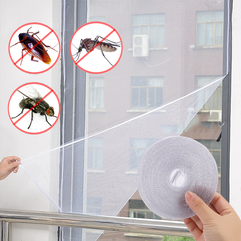 Moustiquaire De Fenêtre Tulle De Moustiques Moustiquaire Tissu Fenêtre Rouleaux Invisible Anti-Moustiquaire Moustiquaires Pour Fenêtre