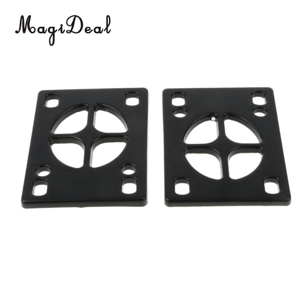 Pair of Longboard Riser Pads Skateboard Shock Pads Risers for Truck Mounting Hardware Tool Adults Kids Outdoor Sports Tool: 3mm 