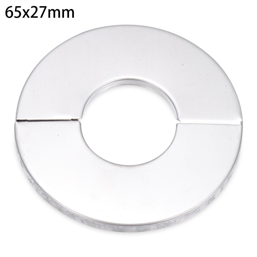Self-Adhesive Shower Faucet Decorative Cover Stainless Steel Water Pipe Wall Covers Chrome Finish Bathroom Kitchen Accessories: 65x27x5mm