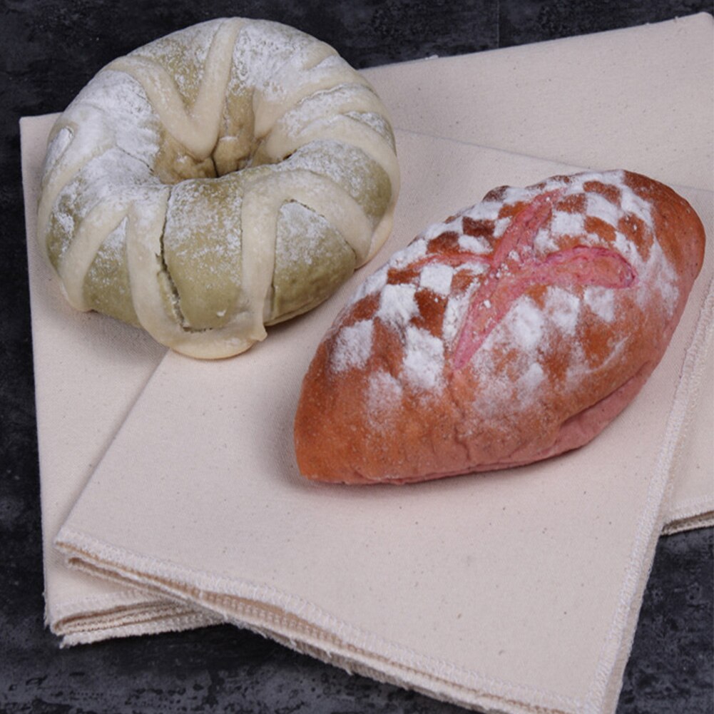 Proofing Cloth Fermented Cotton Blend Pastry Baking Kitchen Tool For Breads Dough Couche Bakers Mat Rectangular Thick