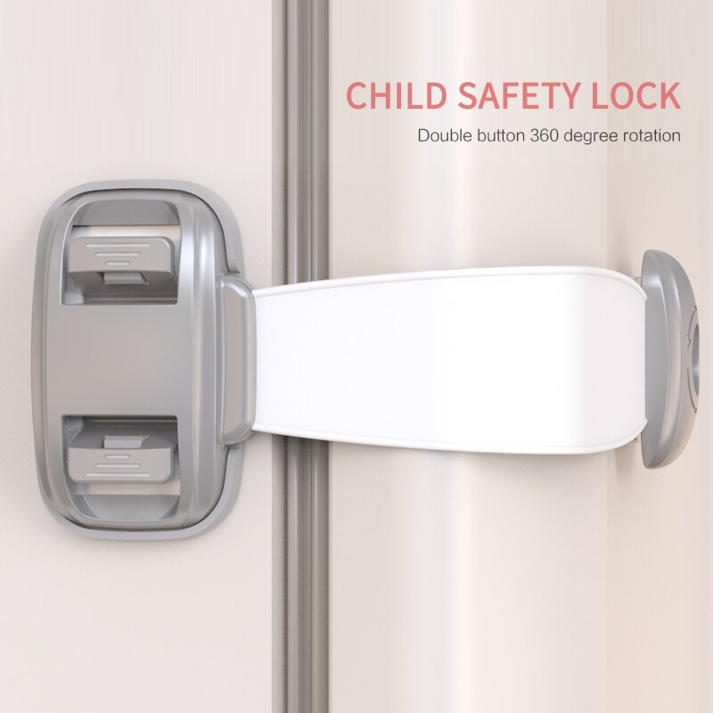 10Pcs Kind Lock Bescherming Veiligheidsslot Veiligheid Vergrendelingen Laden Kasten Koelkast Meubels Plastic Bescherming Veiligheidsslot
