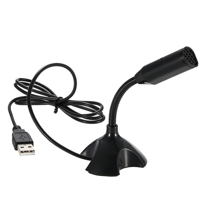 1 pièces USB support Mini bureau Studio discours Microphone micro pour PC portable ordinateur portable pour chatter chant jeux vidéo enregistrement micro