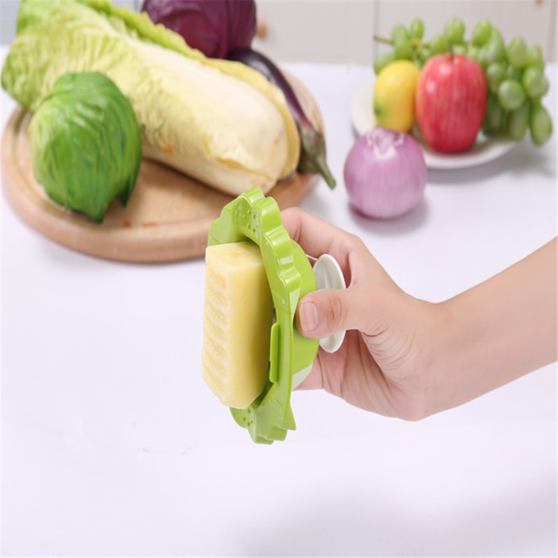 Rød / grøn kartoffelsilke håndbeskyttelse køkken artefakt fingerbeskyttelse køkkenredskaber tilbehør køkkenudstyr hjemmekøkken