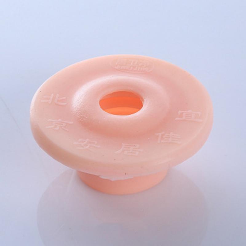 Sewer Pipe Sealing Ring Deodorant Silicone Floor Drain Sealing Ring Washing Machine Pipe Sewer Sealing Plug: pink