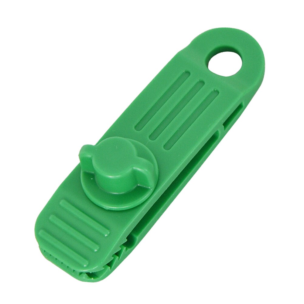 1 stück wiederverwendbarer zeltplanen-clip, klemme, schnalle, campingwerkzeug, robustes vordach, markisen-planen-kordelspanner: Grün