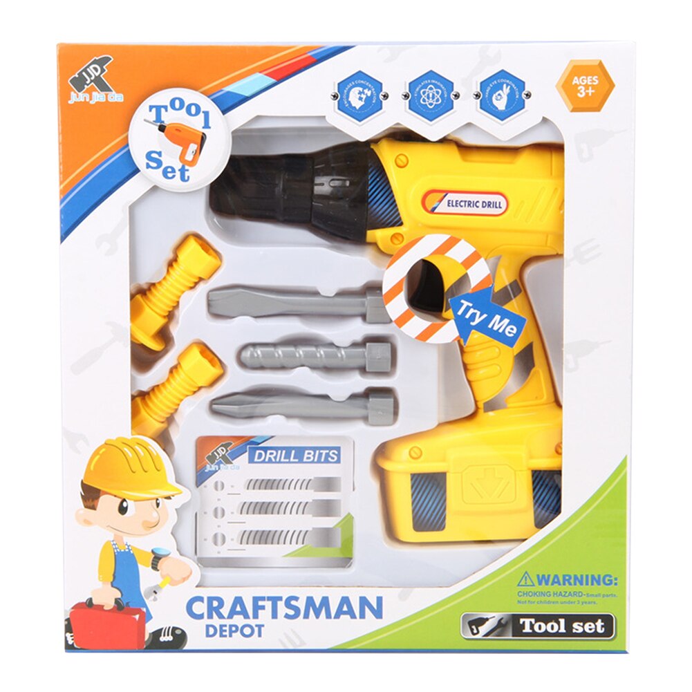 Mini Kids Pretend Play Speelgoed Plastic Building Tools Wrench Schroevendraaier Kit Voor Kids Jongens Meisjes Onderwijs Speelgoed: 7 PCS