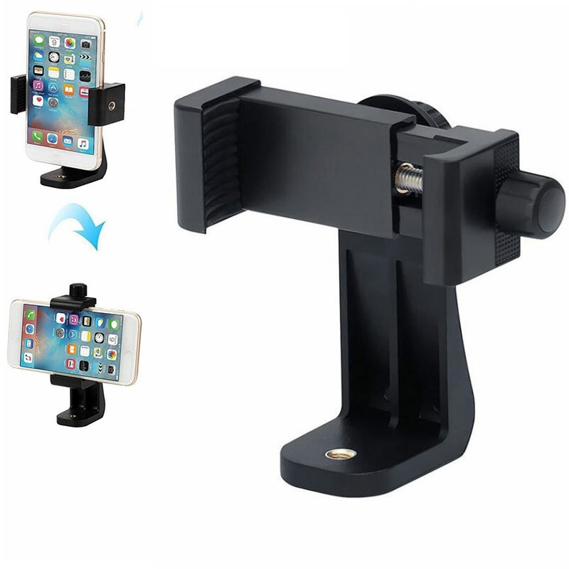 Mini Tripod for Phone 360 Degree Rotation Tripod Mount Holder Cell Phone Stand Bracket Clip Mount Bracket Adapter for iphone