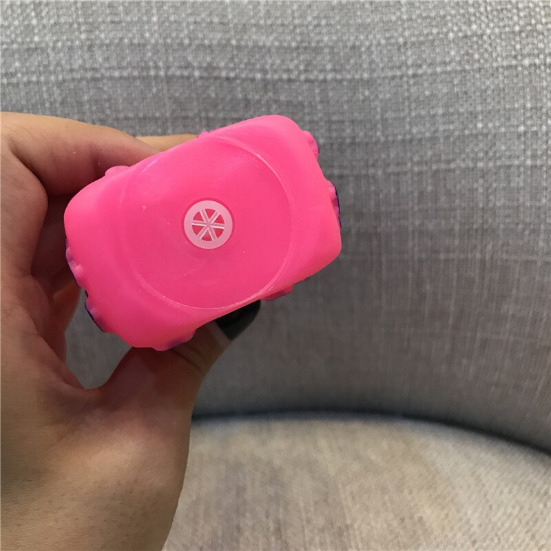 Jouet pour chien de compagnie à mâcher | Caoutchouc grinçant rose en forme de Popsicle, jouets pour chat, chiot bébés chiens crème glacée, morsure Molar jouet amusant interactif