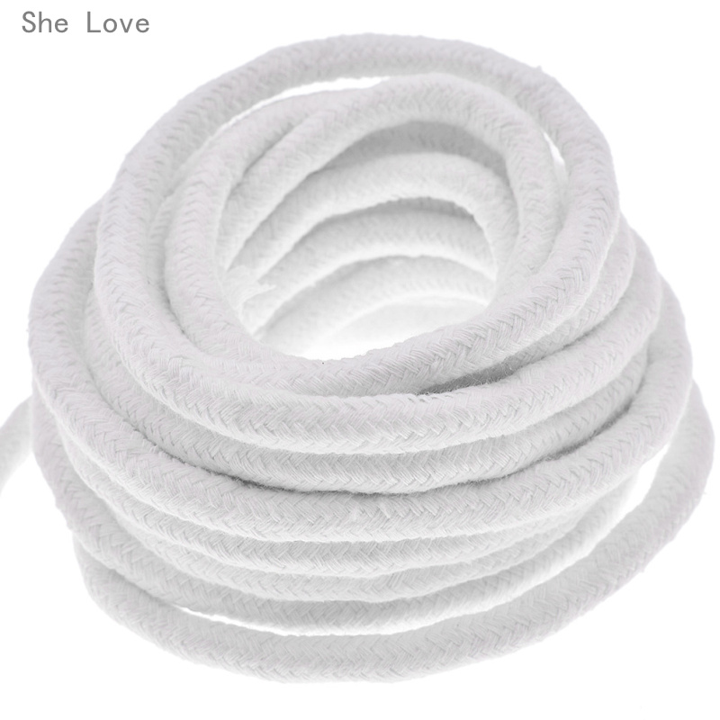 Chzimade – mèche de lampe à huile Extra épaisse, brûleur de coton, noyau de mèche, bricolage de matériel,