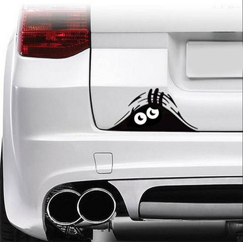 Funny Peeking Monster Auto Car Walls Windows Sticker Car Styling Accessories Reflective Waterproof Graphic Vinyl Car Decals