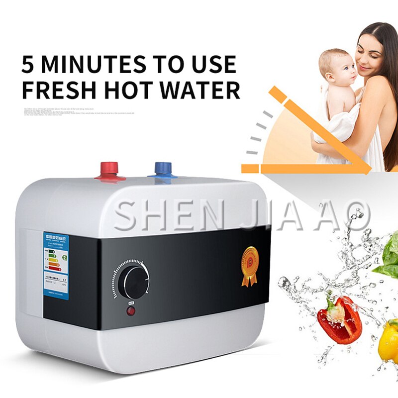Speed small water heater 6L water storage type electric water heaterMinikitchen and bathroom water heater Home multifunction