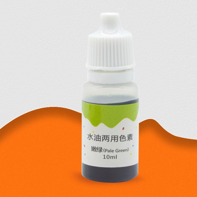 10ml Handgemachte Seife Farbstoff Pigmente Basis Farbe Flüssigkeit Pigment DIY Manuelle Seife Farbstoff Werkzeug Bausatz MK: hell Grün