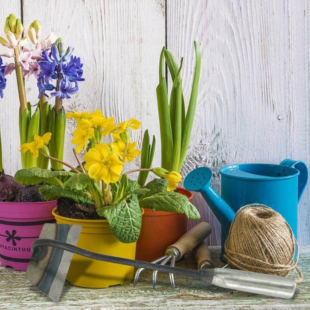 All-steel Hardened Hollow Hoe Handheld Weeding Rake Planting Vegetable Farm Garden Agriculture Tool Weeding Tools Accessories