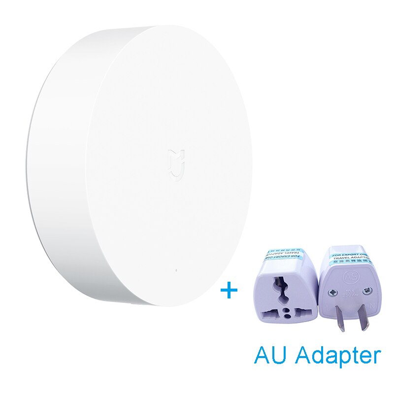 Xiaomi MIJIA multimodo hub de enlace ZigBee 3,0 WiFi Bluetooth de malla Compatible con HomeKit MIJIA Smart casa remoto centro de Control: Add AU adapter