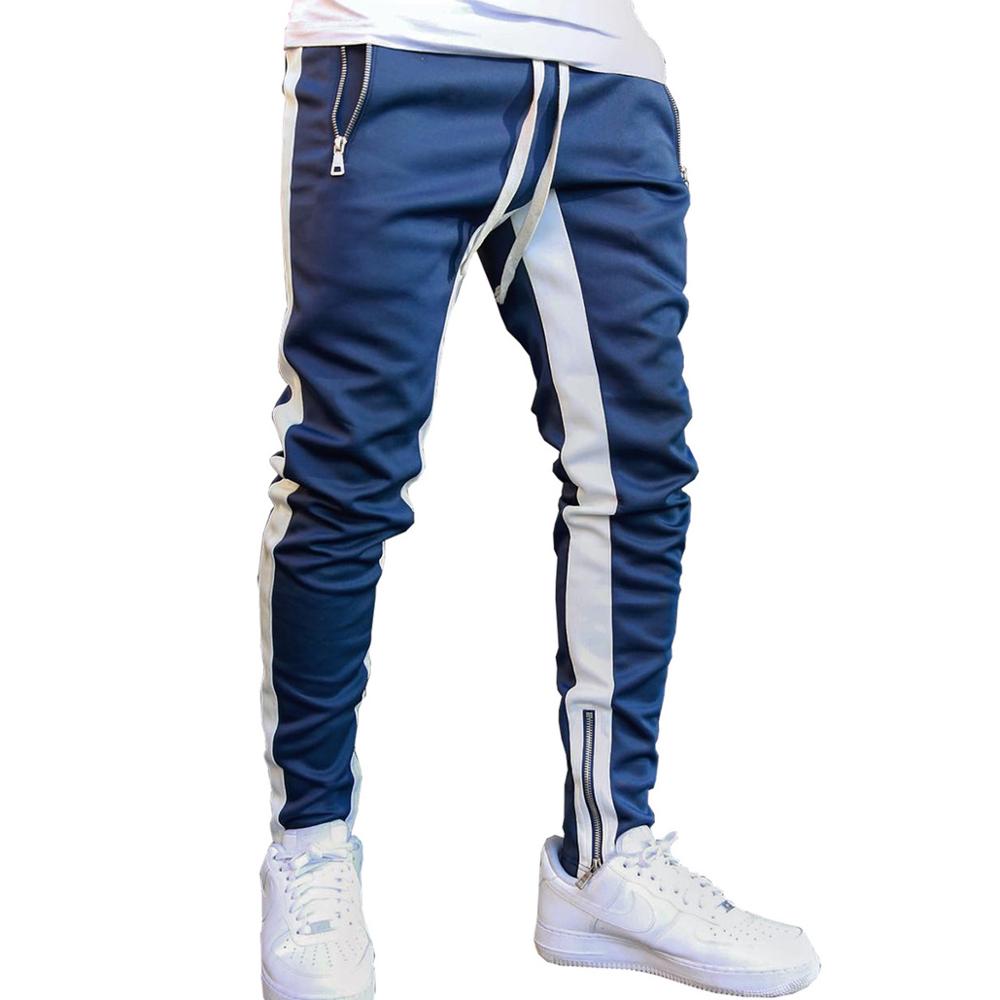 Herre joggingbukser afslappet bukser fitness mænd sportstøj træningsbukser skinny joggebukser bukser sorte gyms jogger track bukser