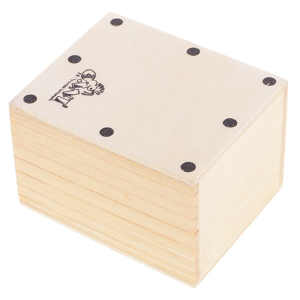 1pc Hand Held Drum Shaker Wooden Mini Cajon For Performance Parts