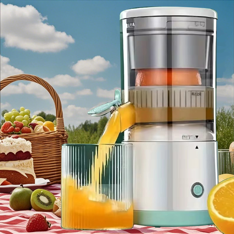 1pc multifunktionelle juicepressere, der adskiller frugtkødet, til frisk og sund juice.