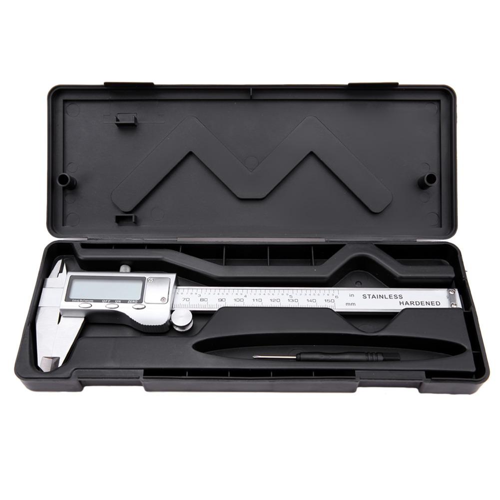 Metal Electronic Digital Vernier Caliper Micrometer Guage LCD