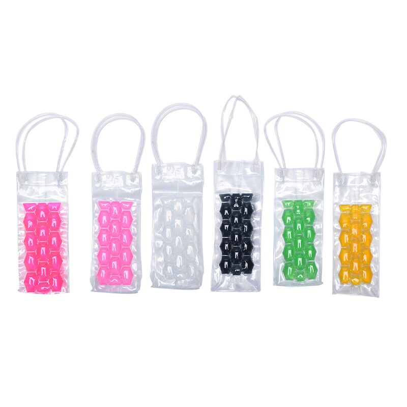 Bouteille de vin congélateur sac refroidissement refroidisseur sac de glace bière refroidissement Gel support transporteur Portable liqueur glace-froid outils