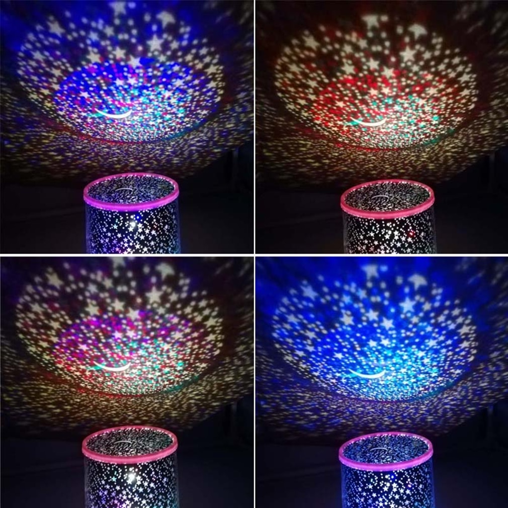 LED Night Light Projector Starry Sky Star Master Projection Lamp Children Kids Baby Sleep Romantic Led Projection Lamp Light