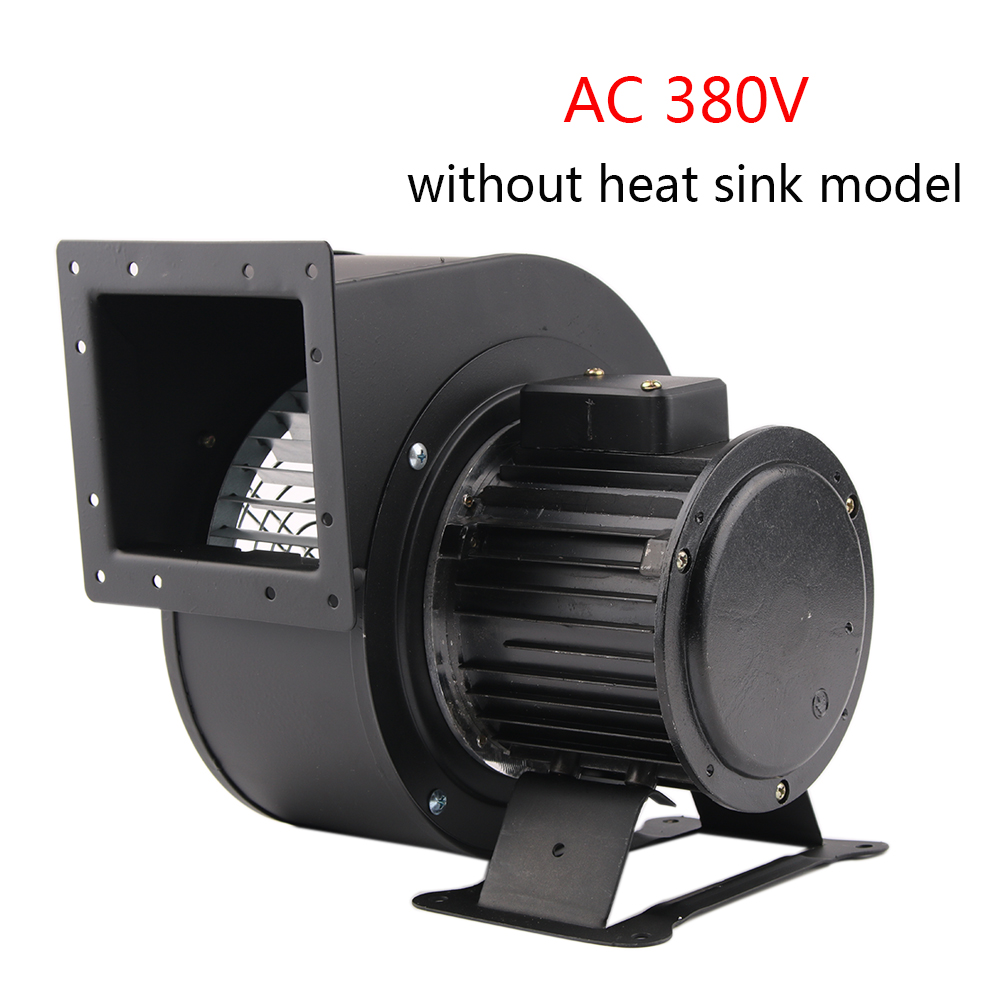 Small Power Frequency Centrifugal Fan 150FLJ7 220V 380V 320W 330W Industrial Cooling Air Blower EU UK AU Adapter Three-phase: Silver
