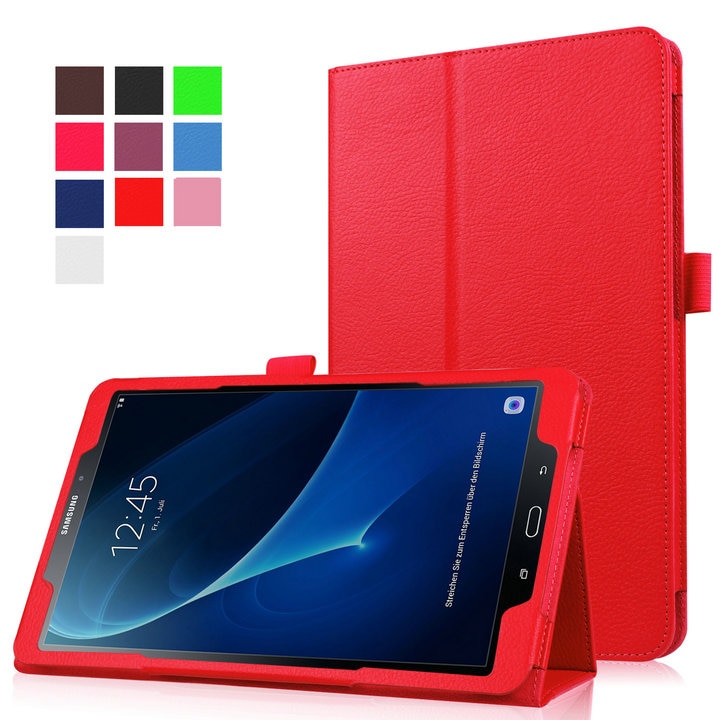 Tab A6 10.1Inch Tablet SM-T580 T585 T587 Case Pu Leather Stand Cover Auto Sleep/Wake Voor Samsung galaxy Tab Een A6 10.1 Case