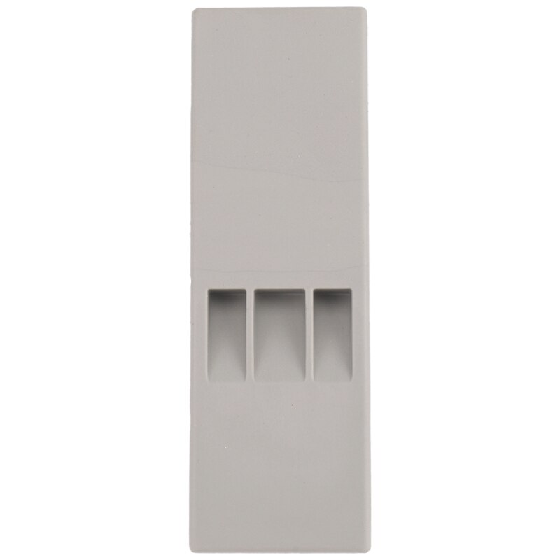 Deurstopper 4 Pack Set Premium Heavy Duty Deur Stop Rubber Wedge Met Decoratieve Opslag Houder-Perfect Doorstop (grijs)