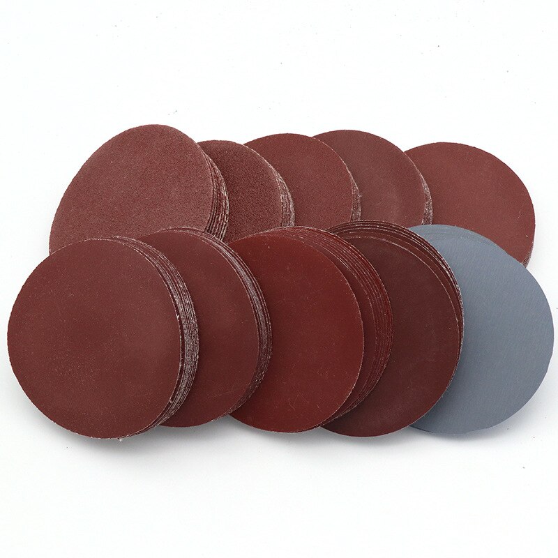 100Pcs 3&quot; Inch 75mm Sandpaper Sander Disc Mix Sanding Polishing P80-P3000 each 10pcs