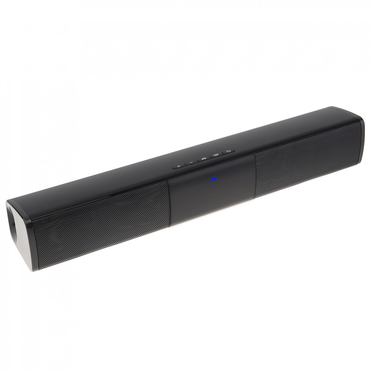 BS-28A Portable Meeting Multi-Function Bluetooth Soundbar Speaker with 2 Full Range Horns Support TF Card and FM function
