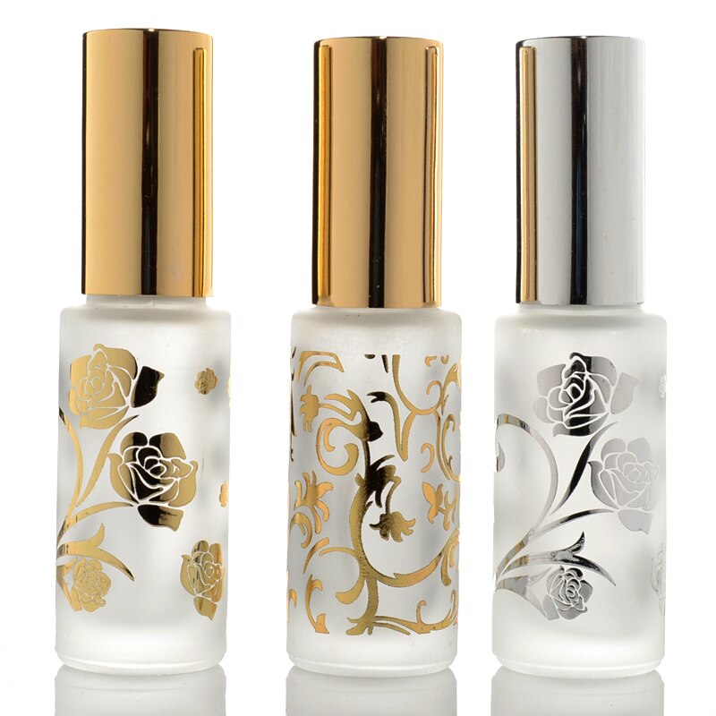 1PC 12ml Frosted Glazen Parfumflesjes Lege Spray Atomizer Hervulbare Fles Geur Case met Travel Size Draagbare