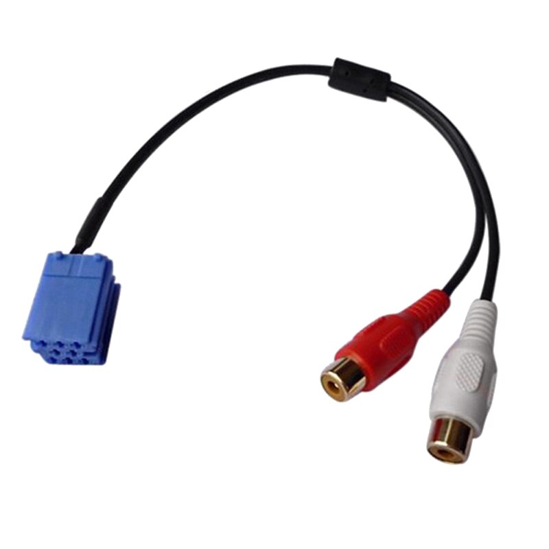 Samochód mini ISO 8 Szpilka kabel RCA adapter robić Bla-Punkt zmieniarka CD dla