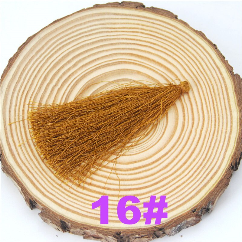 Rayon Silk Tassels DIY 50pcs 95mm Embellish Handmade Jewelry Findings Supplies For Curtain Earrings Accessories Fringe LS011: 16