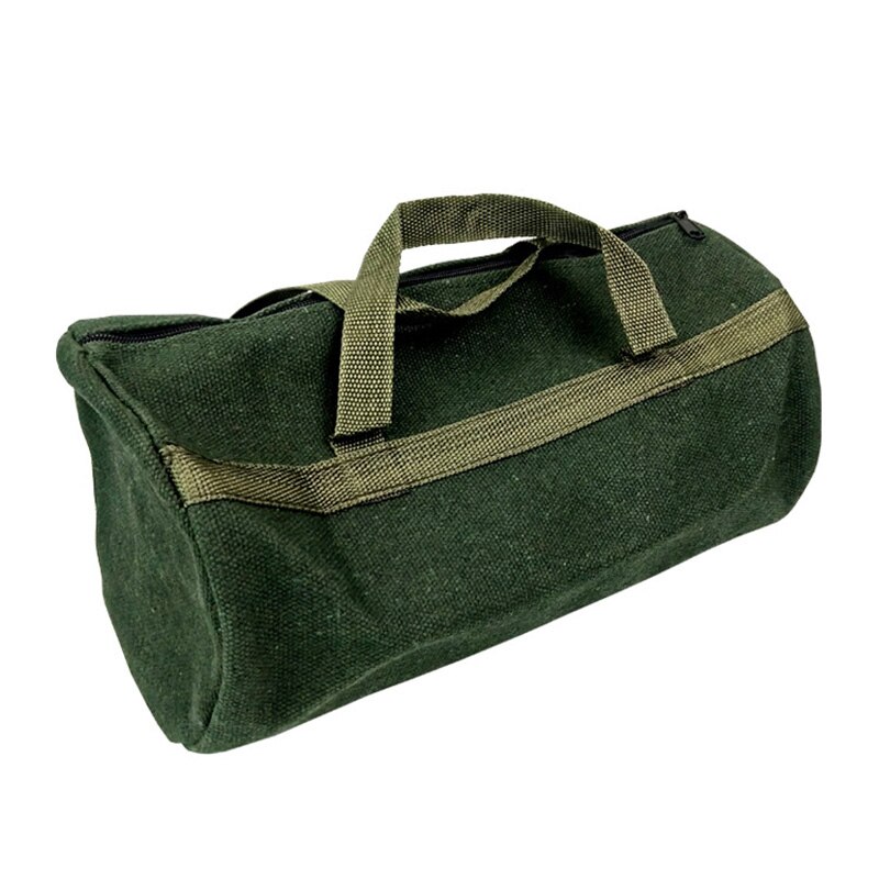 1 st slitstark, tjockare canvas verktygspåse för elverktygsförvaring arrangör bärbar instrumentväska tote bag: 35 x 19.5cm