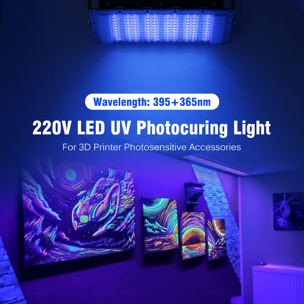 395nm 365nm LED UV Flutlicht 300W Bühne Hintergrundbeleuchtung 220V Wasserdichte Ultrafloilet Lampe Fluoreszierende Party Photocuring lampe