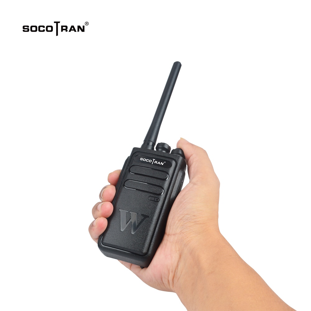 2 teile/los Socotran WH-118 Walkie Talkie UHF Zwei weg Radio Bahnhof UHF 400-470MHz 16CH Tragbare Transceiver mit hörer